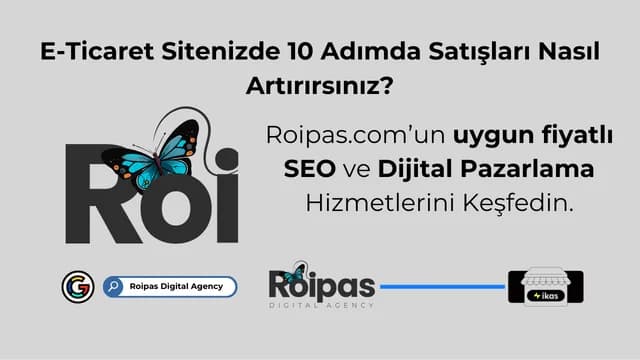 E-Ticaret Sitenizde 10 Adımda Satışları Nasıl Artırırsınız? kapak görseli