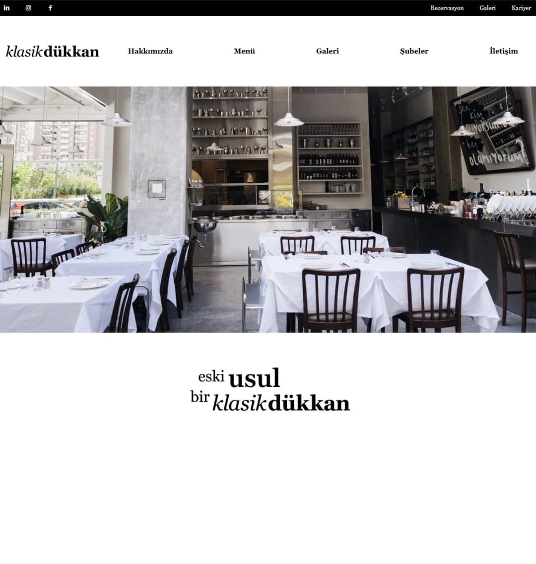Klasik Dükkan E-Ticaret Projesi proje görseli 3