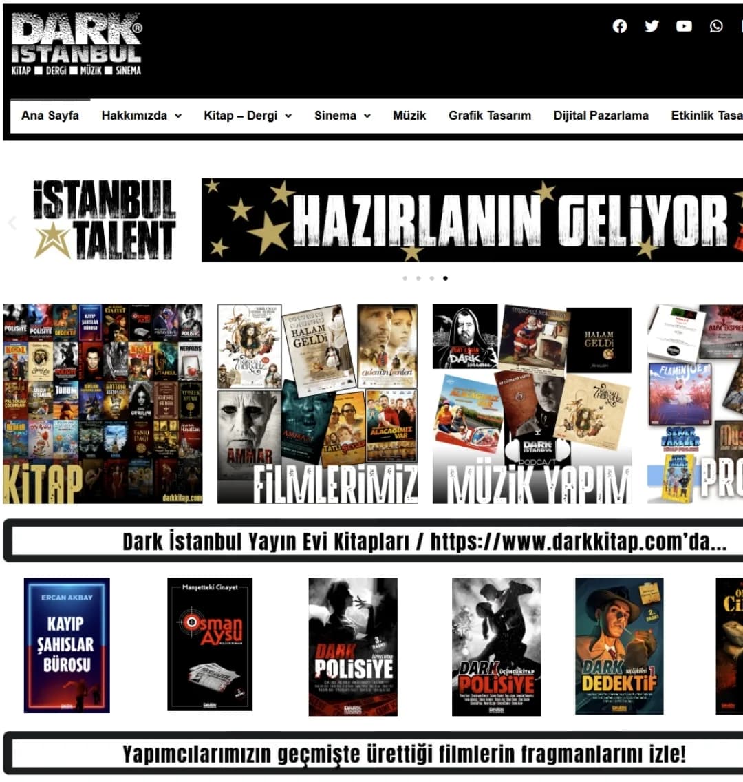 Dark İstanbul E-Ticaret Projesi proje görseli 2