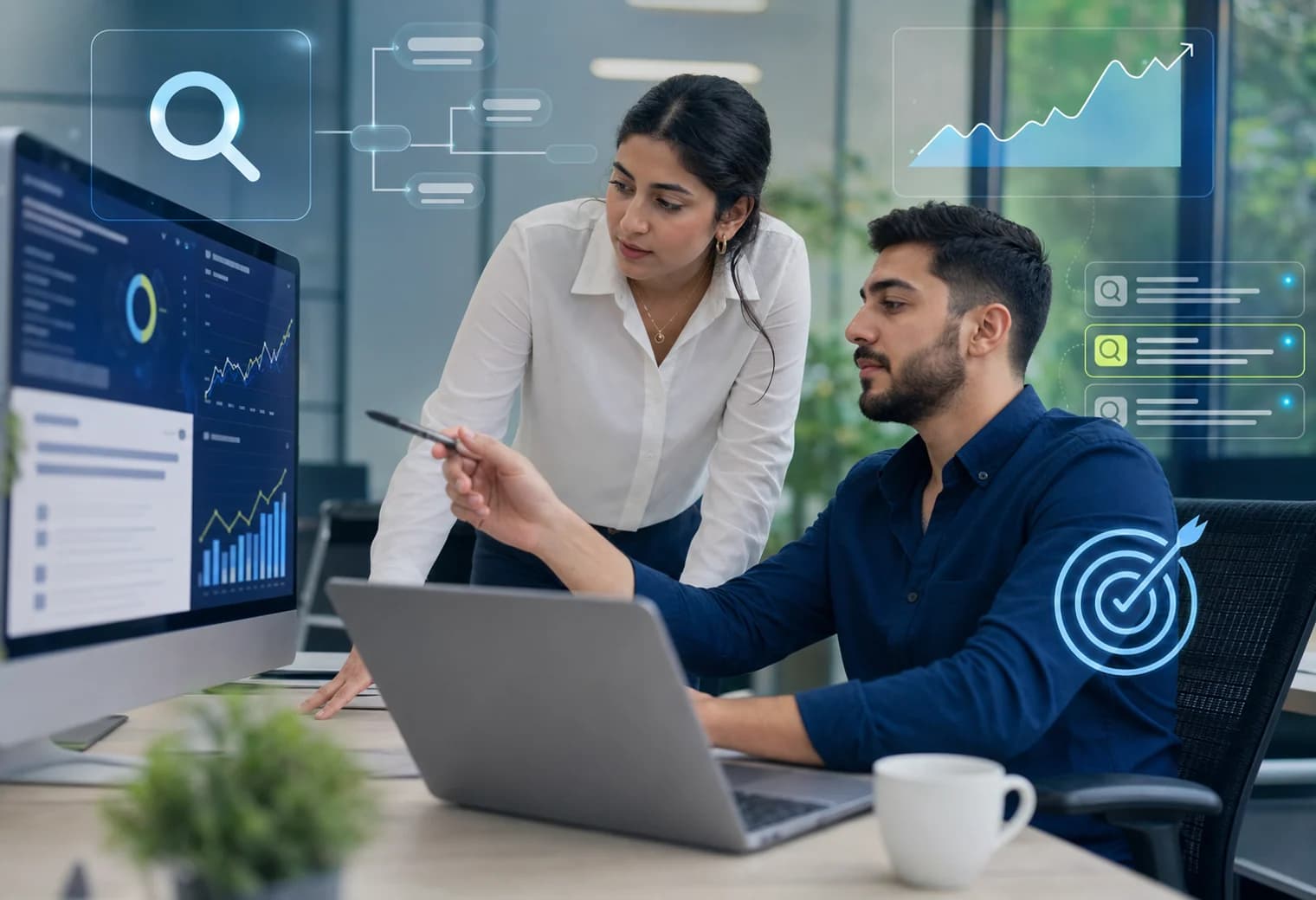 SEO - Organik Büyüme için çalışan kurumsal ekip