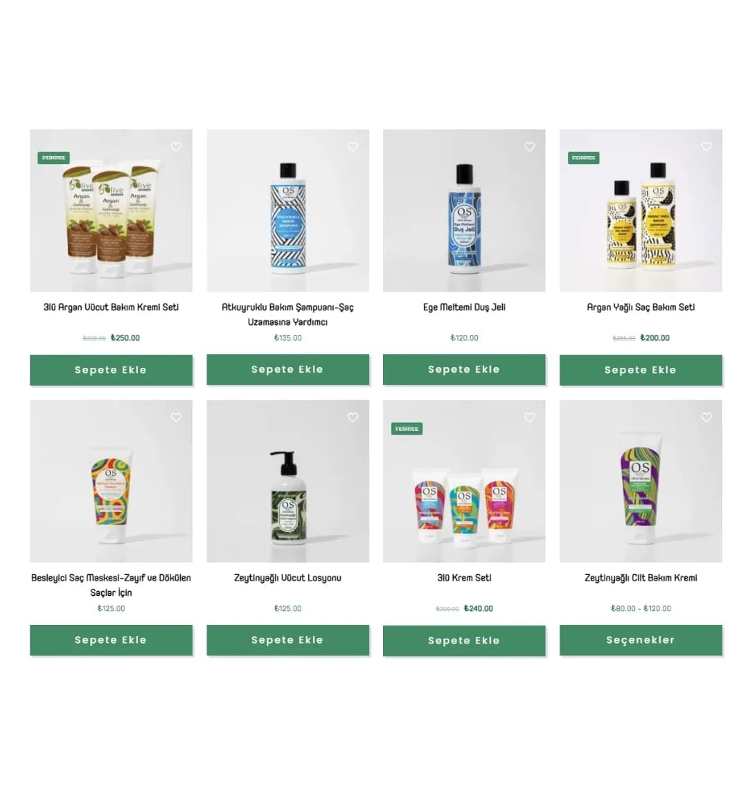 Olivesenses E-Ticaret Projesi proje görseli 2