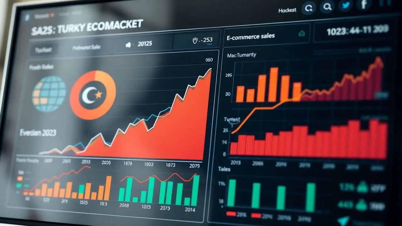 E-ticaret trendleri grafik gösterimi