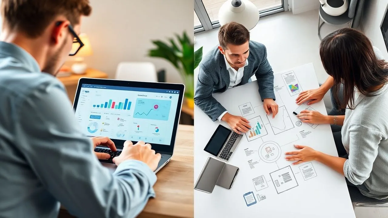 E-ticaret sitesi tasarımı ve yönetimini gösteren görsel